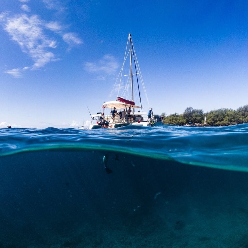 Snorkel tour Captain Cook underwater — Hoku Nui at Kealakekua Bay, best snorkel tours Kona, morning snorkel tour, sail and snorkel tour, seaparadise.com/morning-snorkel-tour/